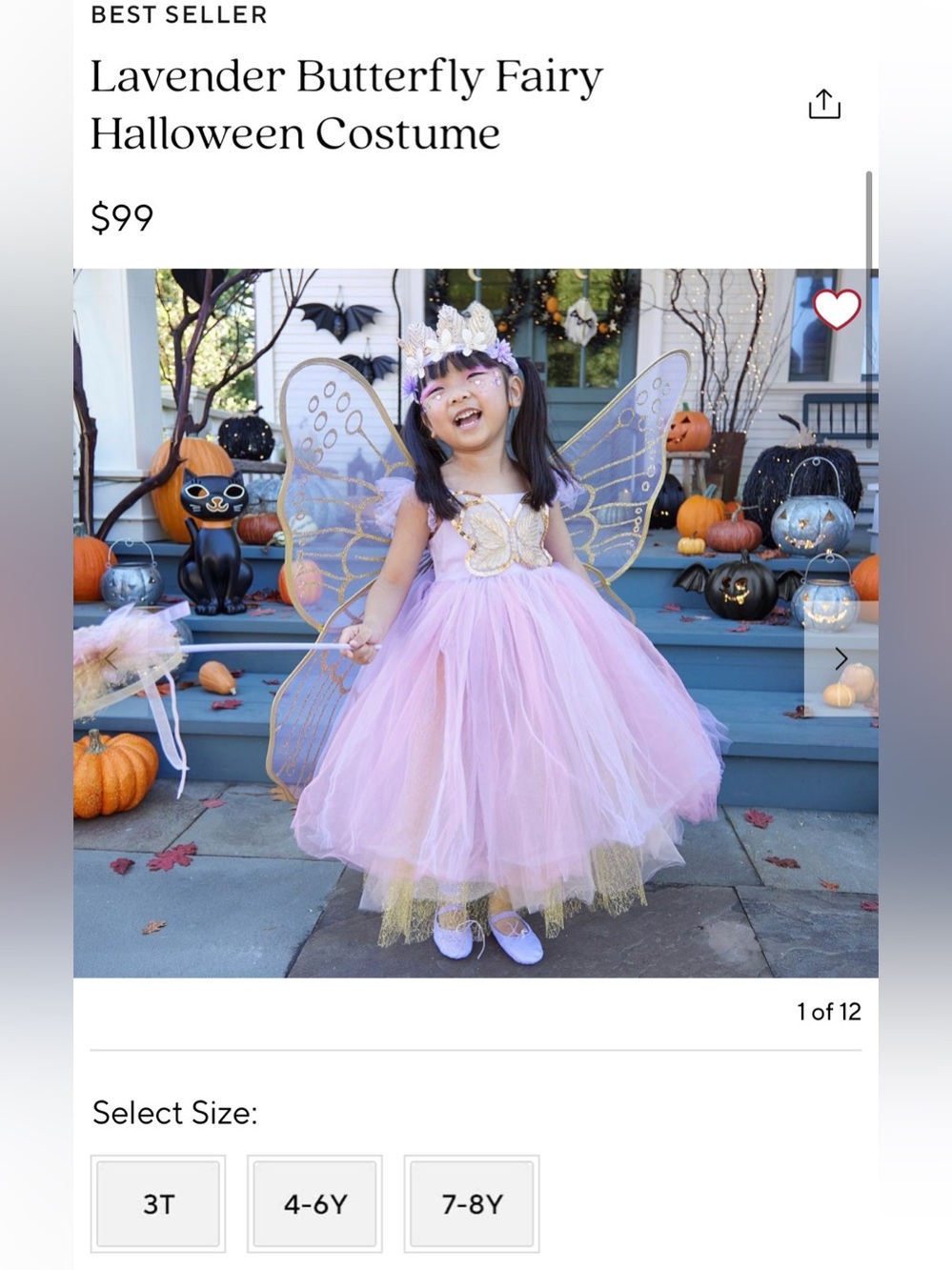 Pottery Barn Kids Lavender Fairy